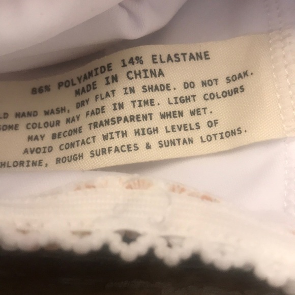 Anthropologie Zulu Zephr Villa Bikini top new - Picture 5 of 7